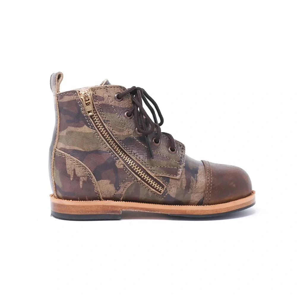 Mikoleon | Heirloom Luxe Boots Camo Cafe Kids